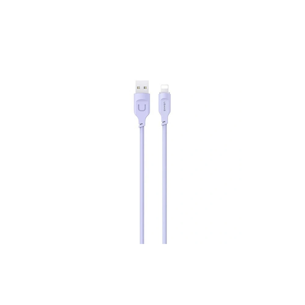 Kabel USAMS Lithe Series USB/Lightning Fast Charging 2,4A 1,2m purpurowy/purple (US-SJ565)