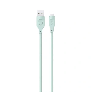 Kabel USAMS Lithe Series USB/Lightning Fast Charging 2,4A 1,2m zielony/green (US-SJ565)