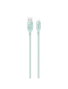 Kabel USAMS Lithe Series USB/Lightning Schnellladung 2,4A 1,2m grün (US-SJ565)
