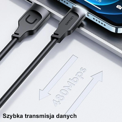 Kup Kabel USAMS Lithe Series USB/Lightning Fast Charging 2,4A 1,2m biały/white (US-SJ565) - USA840 - {ean13} - Sklep Home Screen
