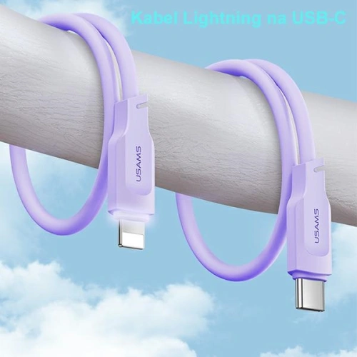 Kup Kabel USAMS Lithe Series USB-C/Lightning PD Fast Charging 1,2m 20W biały/white (US-SJ566) - USA841 - {ean13} - Sklep Home Screen