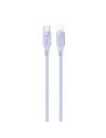 USAMS Lithe Series Cable USB-C/Lightning PD Fast Charging 1,2m 20W purple (US-SJ566)