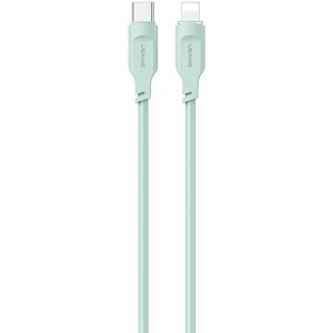 USAMS Lithe Series Cable USB-C/Lightning PD Fast Charging 1,2m 20W green (US-SJ566)