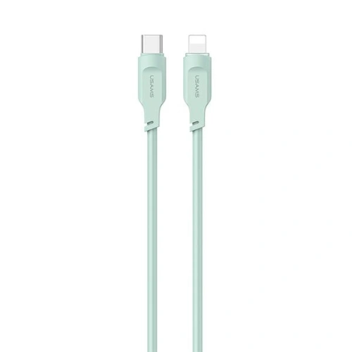Buy USAMS Lithe Series Cable USB-C/Lightning PD Fast Charging 1,2m 20W green (US-SJ566) - USA843 - {ean13} - Home Screen Store Europe