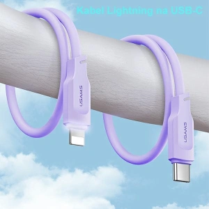 USAMS Lithe Series Cable USB-C/Lightning PD Fast Charging 1,2m 20W green (US-SJ566)