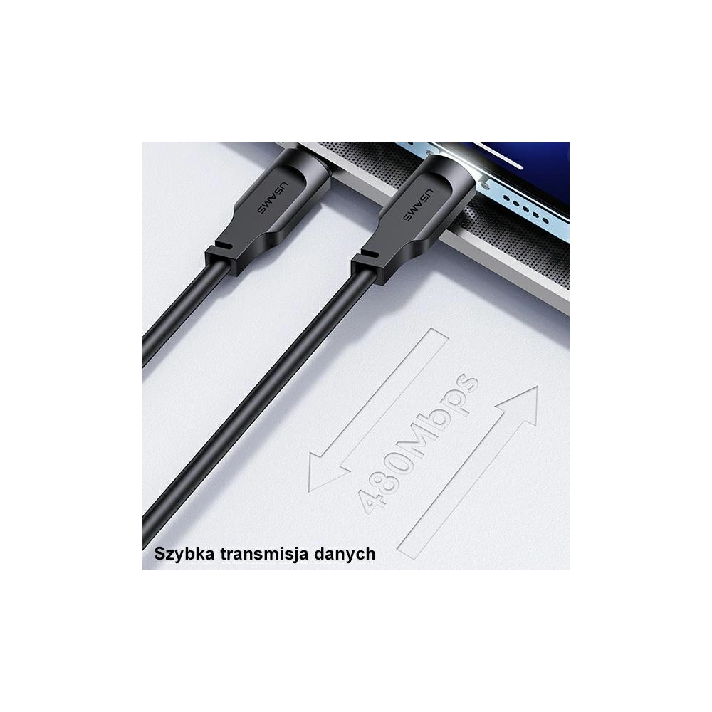 Kabel USAMS Lithe Series USB-C/Lightning PD Fast Charging 1,2m 20W zielony/green (US-SJ566)