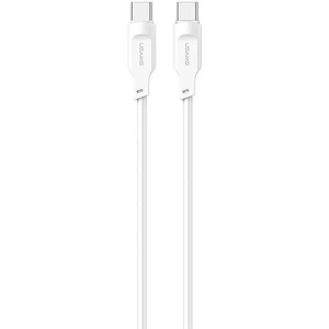 Kabel USAMS Lithe Series USB-C PD Fast Charging 1,2m 100W biały/white (US-SJ567)
