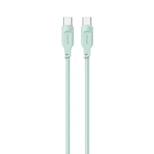 Kabel USAMS Lithe Series USB-C PD Fast Charging 1,2m 100W zielony/green (US-SJ567)