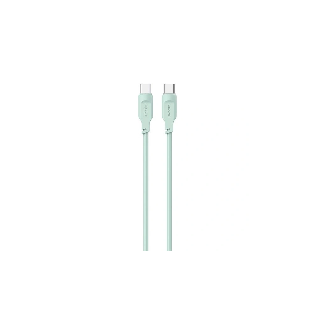 Kabel USAMS Lithe Series USB-C PD Fast Charging 1,2m 100W zielony/green (US-SJ567)