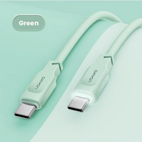 Kup Kabel USAMS Lithe Series USB-C PD Fast Charging 1,2m 100W zielony/green (US-SJ567) - USA848 - {ean13} - Sklep Home Screen