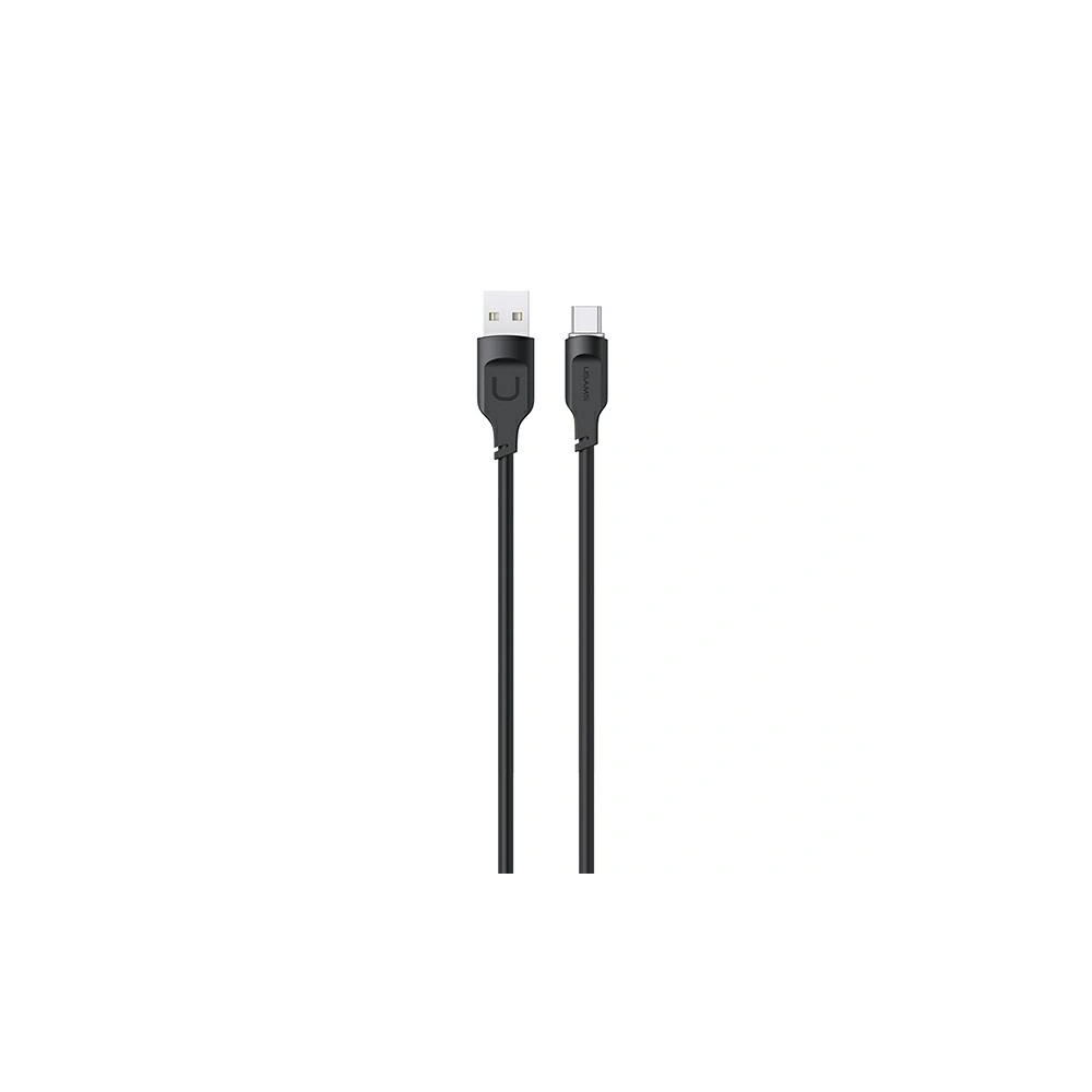 Kabel USAMS Lithe Series USB-C PD Fast Charging 1,2m 6A czarny/black SJ568USB01 (US-SJ568)