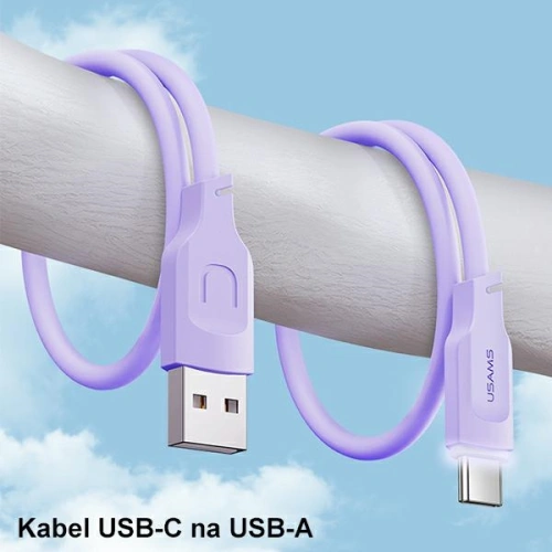 Kup Cablul USAMS Lithe Series USB-C PD Fast Charging 1,2m 6A purpuriu/purple SJ568USB03 (US-SJ568) - USA851 - {ean13} - Sklep Home Screen