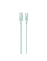 Cablul USAMS Lithe Series USB-C PD Încărcare Rapidă 1,2m 6A verde (US-SJ568)