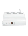 USAMS USB Extension Socket 65W Super Si Fast Charging white CC160TC01 (US-CC160)