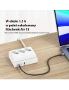 Kup Listwa zasilająca USAMS USB Extension Socket 65W Super Si Fast Charging biały/white CC160TC01 (US-CC160) - USA853 - {ean13} - Sklep Home Screen