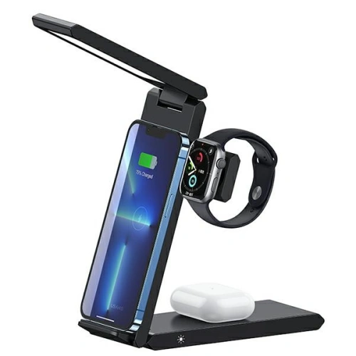 Kup Încărcător wireless USAMS cu lampă 3 în 1 15W negru/black CD181WXC01 (US-CD181) - USA854 - {ean13} - Sklep Home Screen