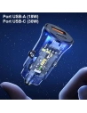Kup Ładowarka samochodowa USAMS C32 1xUSB+1xUSB-C 30W Fast Charge czarny/black (US-CC164) - USA855 - {ean13} - Sklep Home Screen