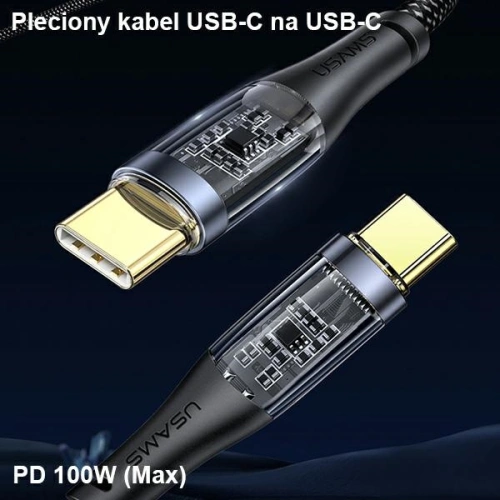 Kup Ładowarka samochodowa USAMS 2xUSB+1xUSB-C 80W Fast Charge + kabel USB-C/USB-C BXLACCTC01 - USA857 - {ean13} - Sklep Home Screen