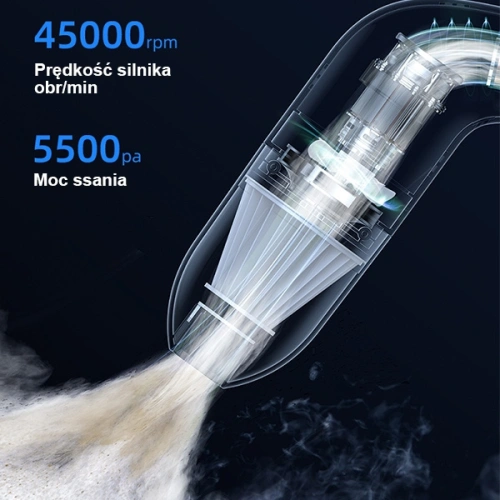 Kup Aspirator fără fir USAMS LEJ series alb/white (US-ZB253) - USA861 - {ean13} - Sklep Home Screen