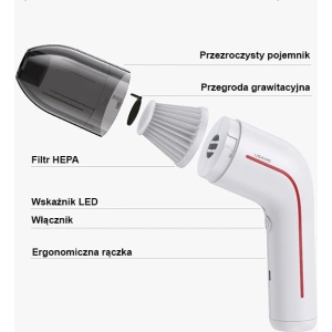 Kup Odkurzacz bezprzewodowy USAMS LEJ series biały/white (US-ZB253) - USA861 - {ean13} - Sklep Home Screen
