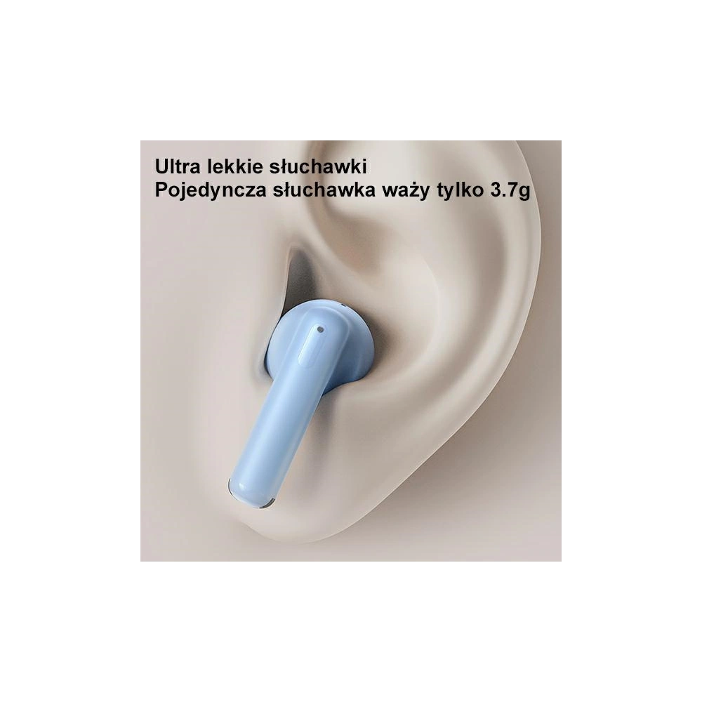 Słuchawki TWS USAMS US Series Dual mic Bluetooth 5.3 czarne/black BHUUS01