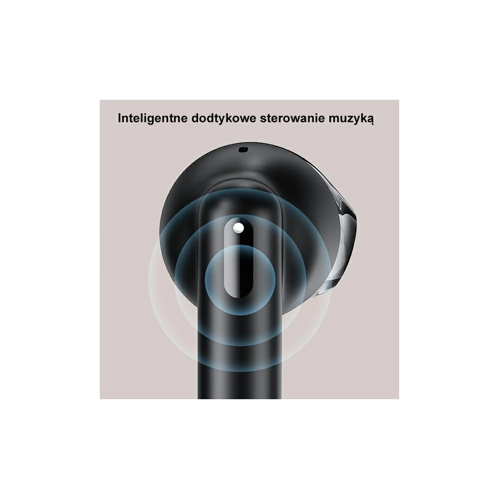 Słuchawki TWS USAMS US Series Dual mic Bluetooth 5.3 czarne/black BHUUS01