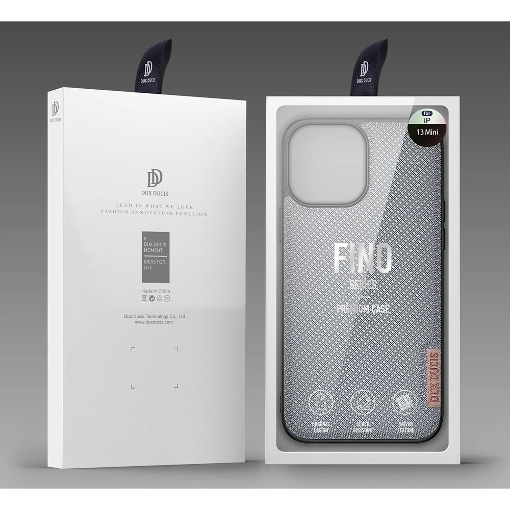 Etui Dux Ducis Fino Apple iPhone 13 mini szary