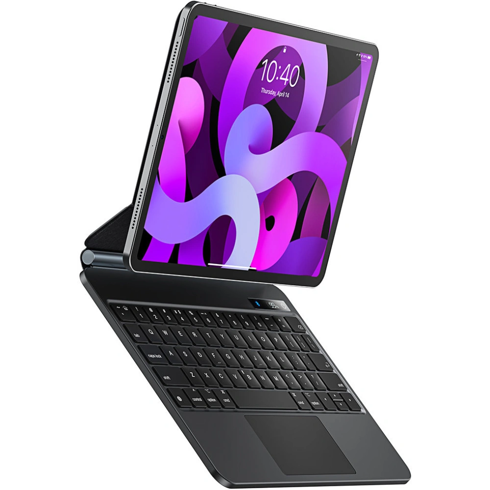 Etui Baseus Brilliance Keyboard Apple iPad Air 10.9 2020/2022 (4, 5 gen) / iPad Pro 11 2018/2020/2021 (1, 2 i 3 gen) / iPad Air 11 2024 (6. generacji) szary
