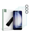 Sticlă securizată + pentru obiectivele aparatului Tech-Protect Supreme Set Samsung Galaxy S23+ Plus Clear [2+1 PACK]