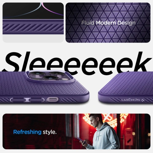 Kup Etui Spigen Liquid Air Apple iPhone 14 Pro Max Deep Purple - SPN2608 - {ean13} - Sklep Home Screen