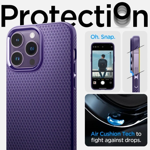 Buy Spigen Liquid Air Apple iPhone 14 Pro Max Deep Purple - SPN2608 - {ean13} - Home Screen Store Europe