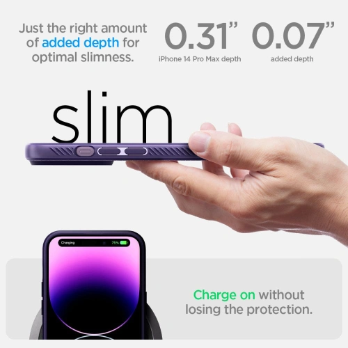 Kup Etui Spigen Liquid Air Apple iPhone 14 Pro Max Deep Purple - SPN2608 - {ean13} - Sklep Home Screen