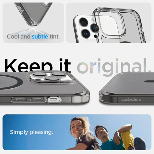 Kup Case Spigen Ultra Hybrid Mag MagSafe Apple iPhone 14 Pro Max Frost Schwarz - SPN2610 - {ean13} - Sklep Home Screen