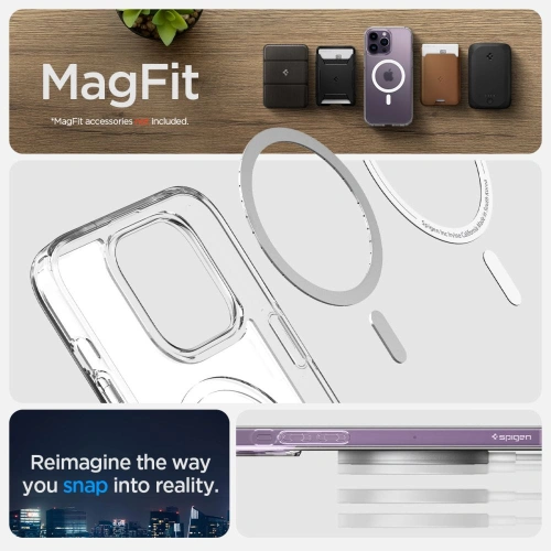 Buy Spigen Ultra Hybrid Mag MagSafe Apple iPhone 14 Pro Max Frost Clear - SPN2611 - {ean13} - Home Screen Store Europe