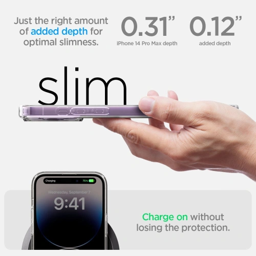 Buy Spigen Ultra Hybrid Mag MagSafe Apple iPhone 14 Pro Max Frost Clear - SPN2611 - {ean13} - Home Screen Store Europe