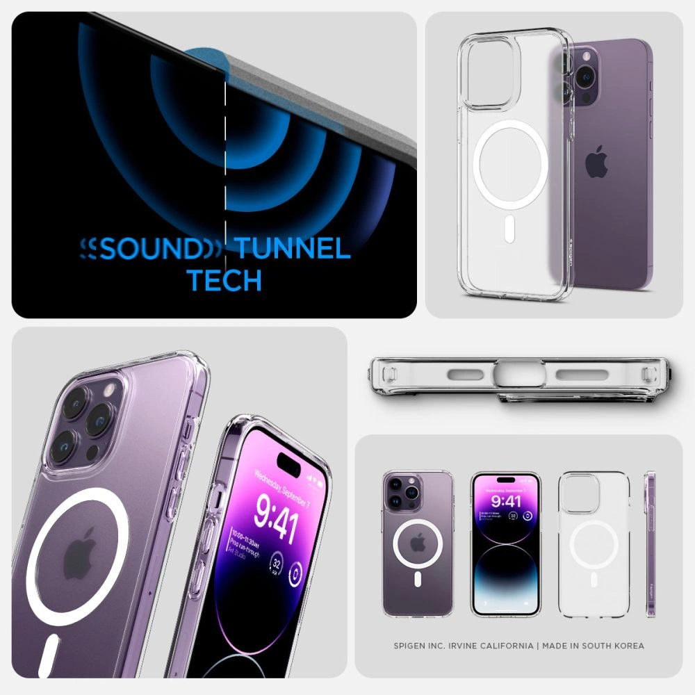 Etui Spigen Ultra Hybrid Mag MagSafe Apple iPhone 14 Pro Max Frost Clear