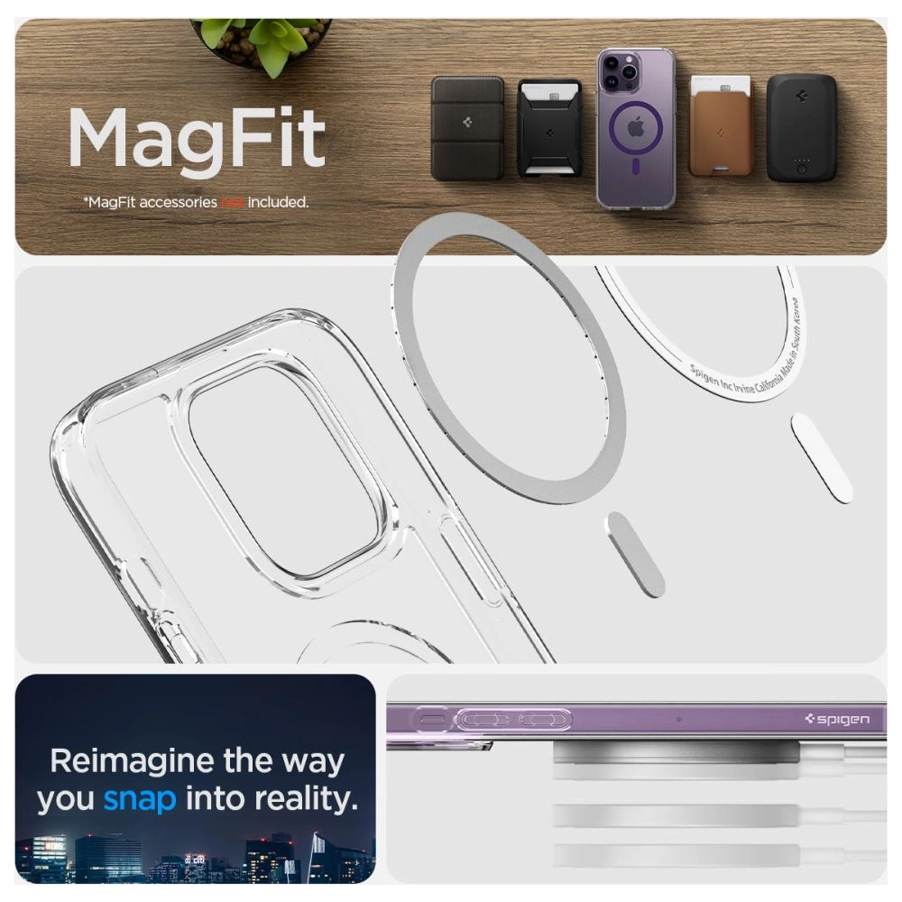 Etui Spigen Ultra Hybrid Mag MagSafe Apple iPhone 14 Pro Deep Purple