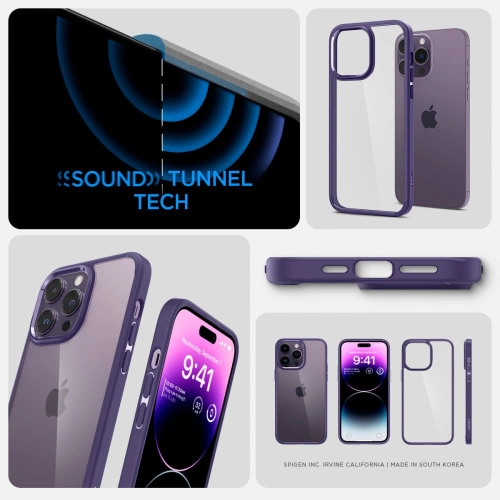Kup Etui Spigen Ultra Hybrid Apple iPhone 14 Pro Max Deep Purple - SPN2613 - {ean13} - Sklep Home Screen