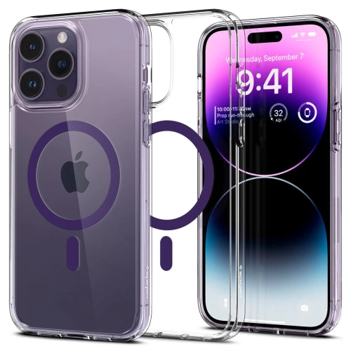 Kup Case Spigen Ultra Hybrid Mag MagSafe für Apple iPhone 14 Pro Max Deep Purple - SPN2614 - {ean13} - Sklep Home Screen