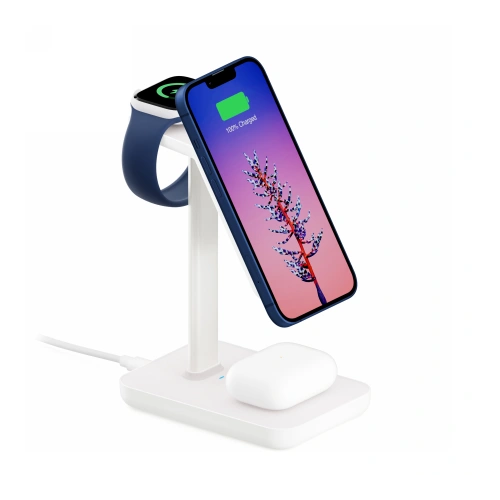 Kup Kabelloses MagSafe-Ladegerät Twelve South HiRise 3 Wireless Charging Stand (weiß) - TSH055 - {ean13} - Sklep Home Screen