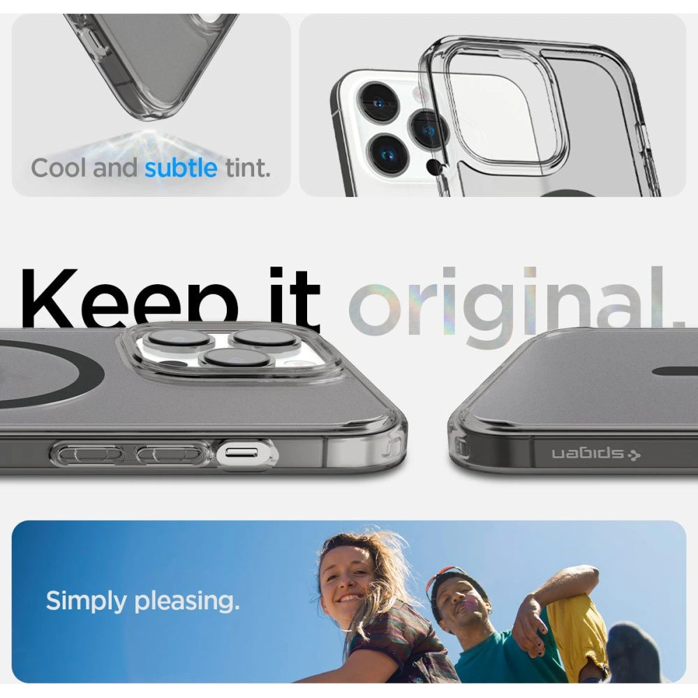 Etui Spigen Ultra Hybrid Mag MagSafe Apple iPhone 14 Pro Frost Black