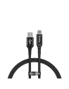 Kabel Crong Armor Link USB-A/USB-C 60W 3A 25cm (czarny)