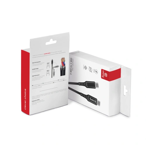 Kup Kábel Crong Armor Link USB-C/USB-C 100W 5A 200cm (fekete) - CRG568 - {ean13} - Sklep Home Screen