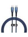Kábel Baseus Glimmer Sorozat USB-C/USB-C PD 100W 1m kék