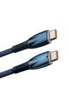 Kup Kabel Baseus Glimmer Series USB-C/USB-C PD 100W 1m niebieski - BSU3900 - {ean13} - Sklep Home Screen