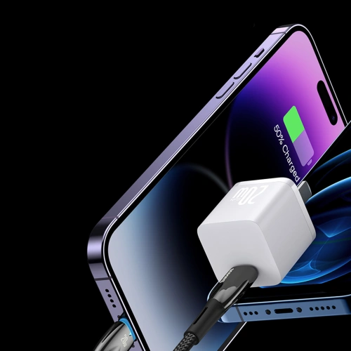 Kup Kabel Baseus Glimmer Series USB-C/USB-C PD 100W 1m niebieski - BSU3900 - {ean13} - Sklep Home Screen