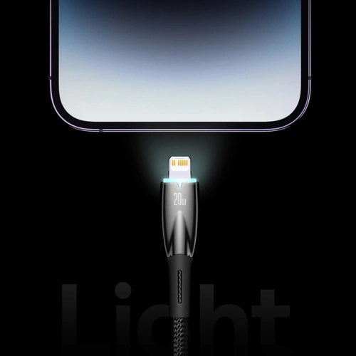 Kup Kabel Baseus Glimmer Series USB-C/USB-C PD 100W 1m niebieski - BSU3900 - {ean13} - Sklep Home Screen