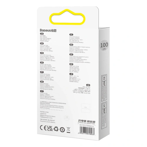 Kup Kabel Baseus Glimmer Series USB-C/USB-C PD 100W 1m niebieski - BSU3900 - {ean13} - Sklep Home Screen