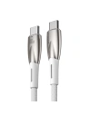 Kup Cablul Baseus Glimmer Series USB-C/USB-C PD 100W 1m alb - BSU3901 - {ean13} - Sklep Home Screen