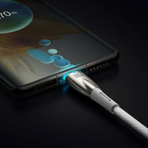 Kup Kabel Baseus Glimmer Series USB-C/USB-C PD 100W 1m biały - BSU3901 - {ean13} - Sklep Home Screen